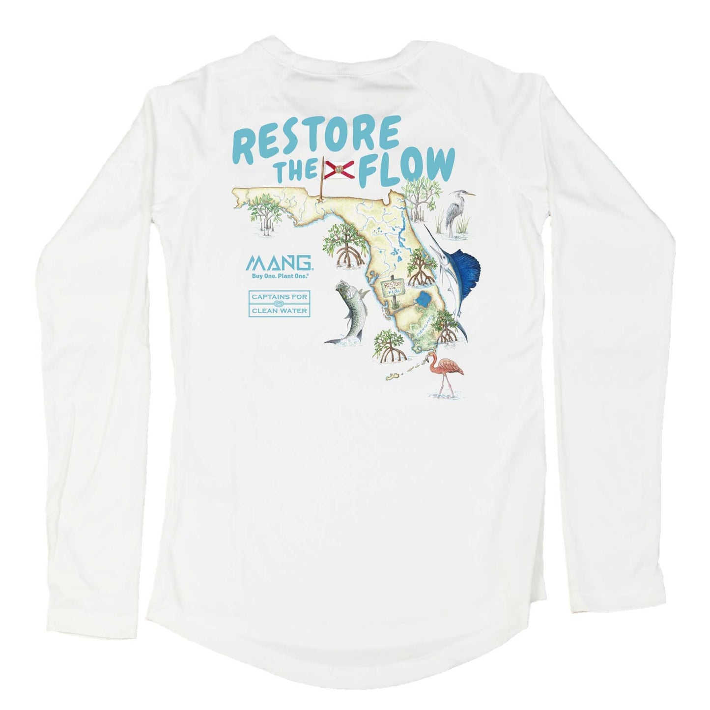 MANG Restore the Flow 2.0 - Women's - LS - XS-White