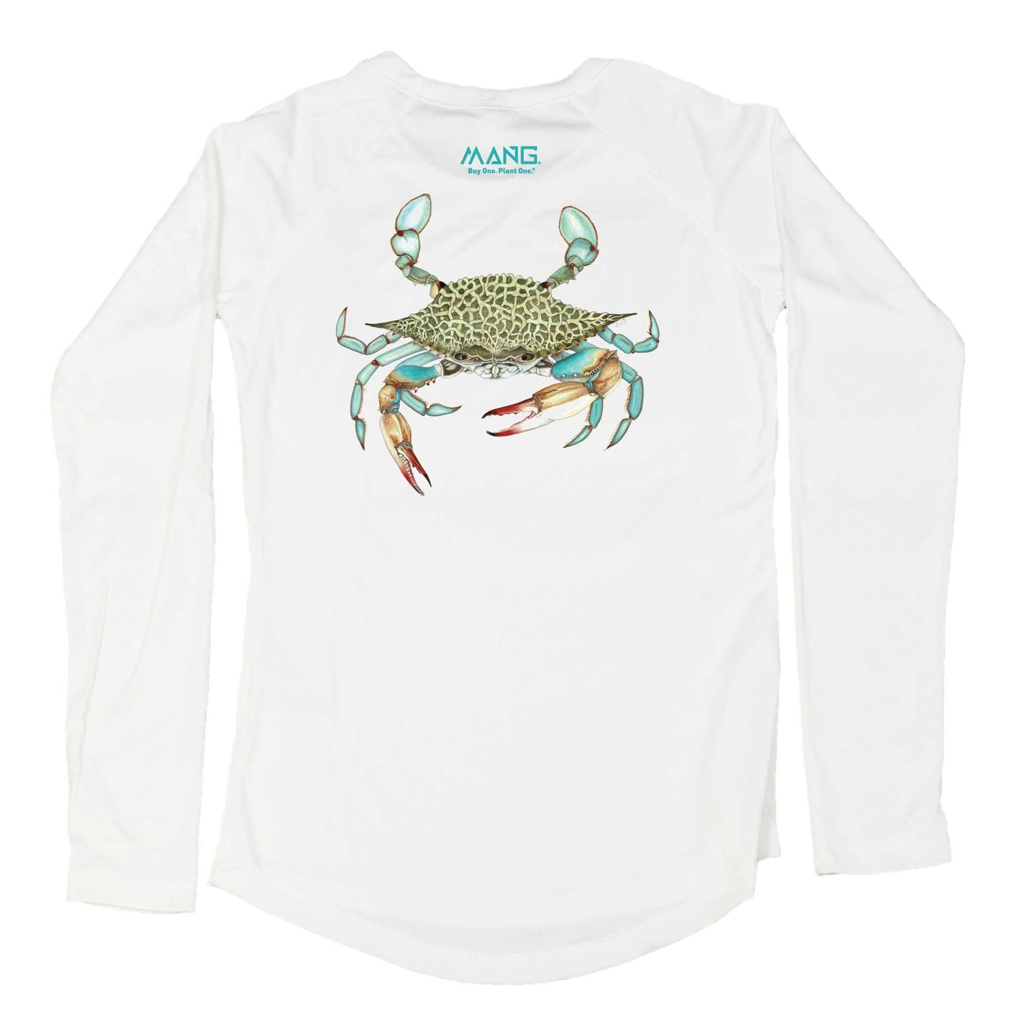 MANG Blue Crab MANG - Women's - LS - XS-White