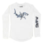 MANG Hammerhead Shark MANG - Women's - LS - XS-White