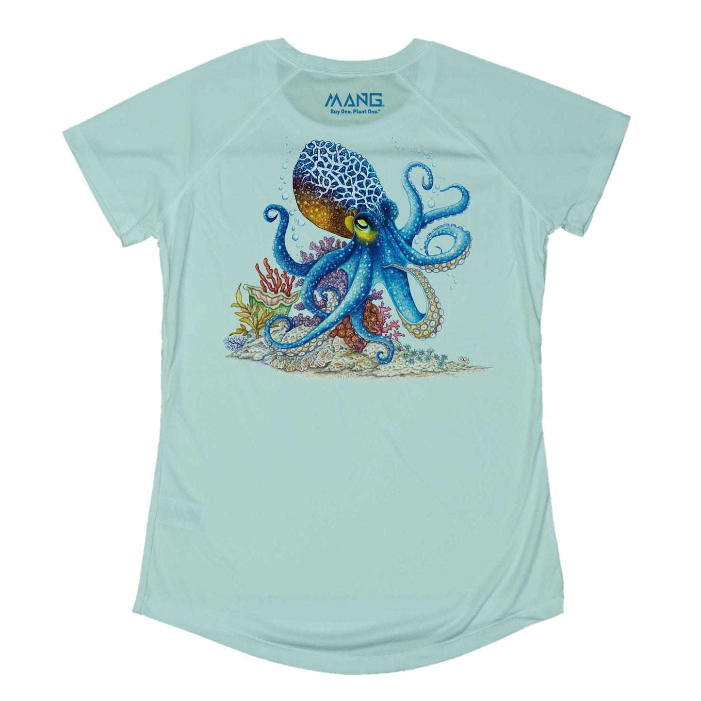 MANG Octopus MANG - Women's - SS - XS-Seagrass