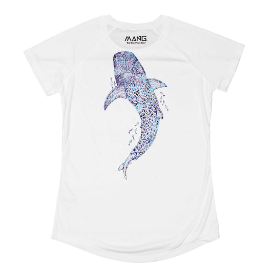 MANG Whale Shark MANG - Women's - SS - XS-White