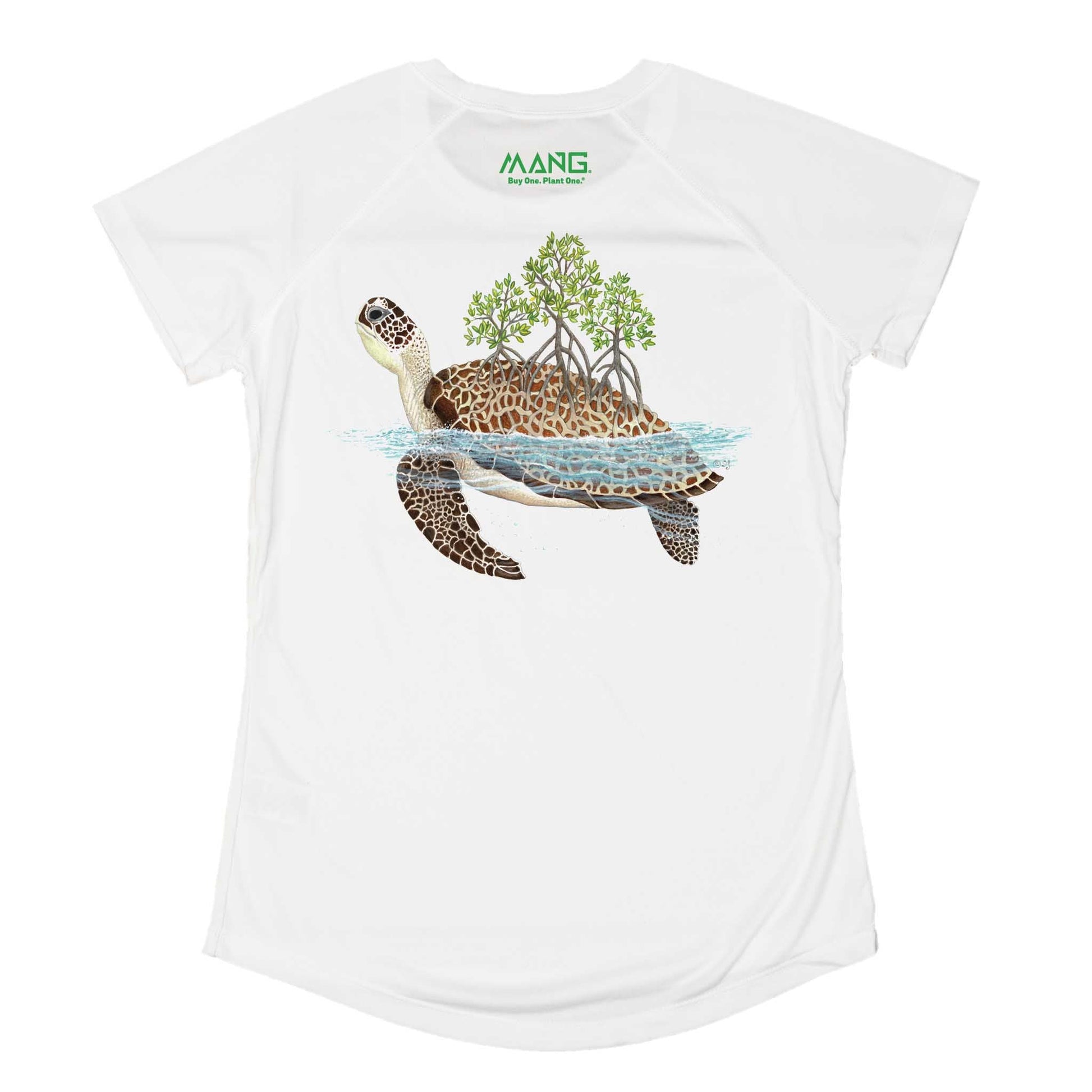 MANG Shell Grove Turtle MANG - Women's - SS - XS-White