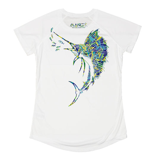 MANG Sailfish Blue Crush - Women's - SS - XS-White