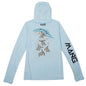 MANG Turtle Crawl MANG Eco Hoodie - Women's - XS-Arctic Blue