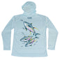 MANG Yellowfin Tuna MANG - Youth - Hoodie - YXS-Arctic Blue