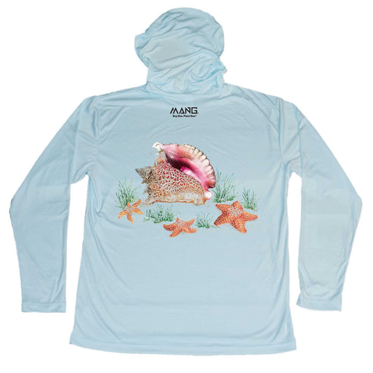 MANG Conch MANG - Youth - Hoodie - YXS-Arctic Blue