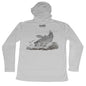 MANG Striped Bass MANG - Youth - Hoodie - YXS-Pearl Gray