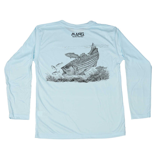 MANG Striped Bass MANG - Youth - YS-Arctic Blue