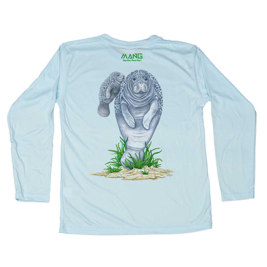 MANG Mamma Manatee MANG - Youth - YS-Arctic Blue