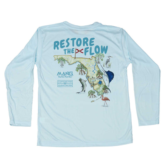 MANG Restore the Flow 2.0 - Youth - YS-Arctic Blue