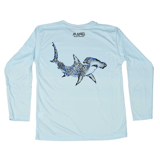 MANG Hammerhead Shark MANG - Youth - YS-Arctic Blue