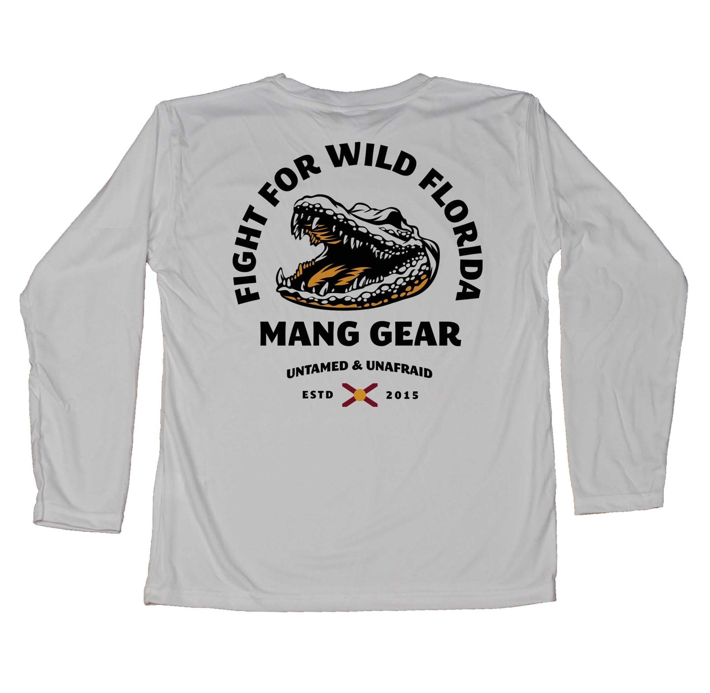 MANG Fight For Wild Florida - Youth - YS-Pearl Gray