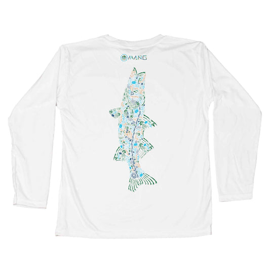 MANG Eco Snook Youth Long Sleeve - YS-White