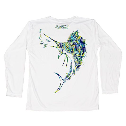 MANG Sailfish Blue Crush - Youth - YS-White